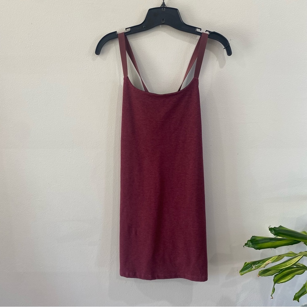 NWT Beyond yoga Spacedye Move it Dress in Burgundy